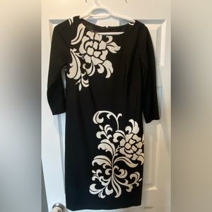 Nine West Women’s fitted 3/4 sleeve midi dress (US 8)